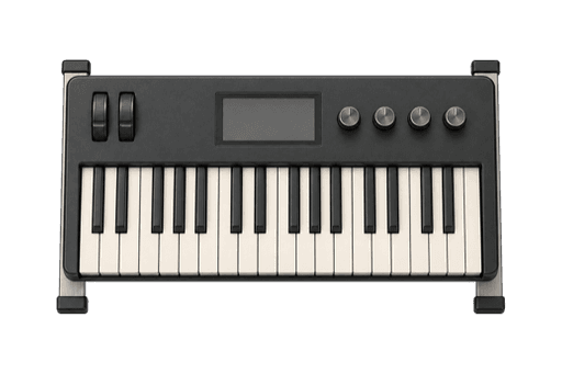Compact keyboard stage plot symbol