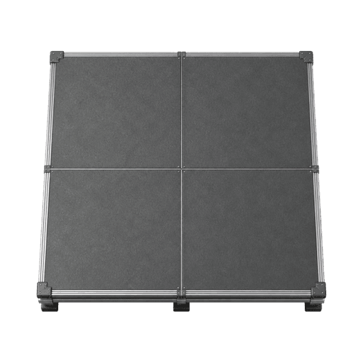 Two by two metre drum riser stage plot symbol